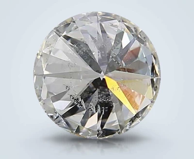 3.00ct I SI2 Rare Carat Ideal Cut Round Diamond