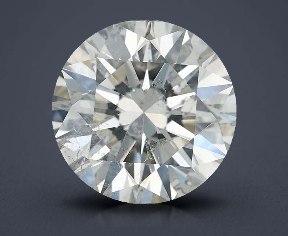 1.55ct I SI2 Rare Carat Ideal Cut Round Diamond