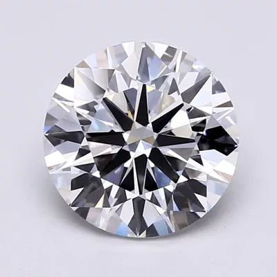 4.23ct E VVS2 Rare Carat Ideal Cut Round Lab Grown Diamond