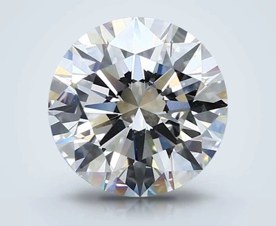 4.06ct I SI1 Rare Carat Ideal Cut Round Diamond