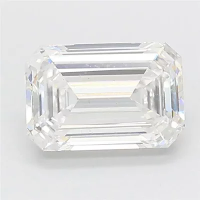 1.62ct F VS1 Rare Carat Ideal Cut Emerald Lab Grown Diamond