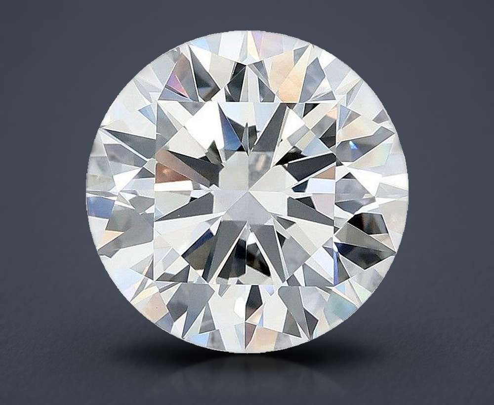 5.90ct F VVS2 Excellent Cut Round Lab Grown Diamond