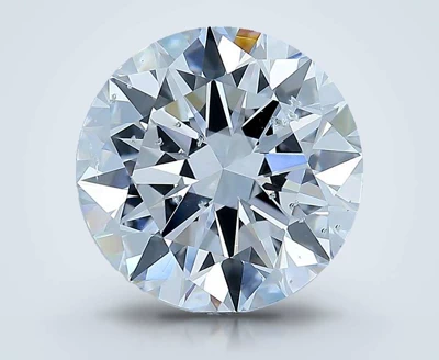 3.01ct D SI2 Very Good Cut Round Diamond
