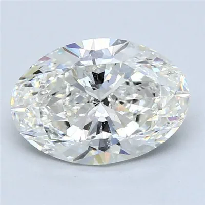 2.52ct H SI2 Rare Carat Ideal Cut Oval Diamond