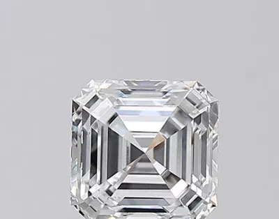 1.51ct D VS1 Rare Carat Ideal Cut Asscher Lab Grown Diamond
