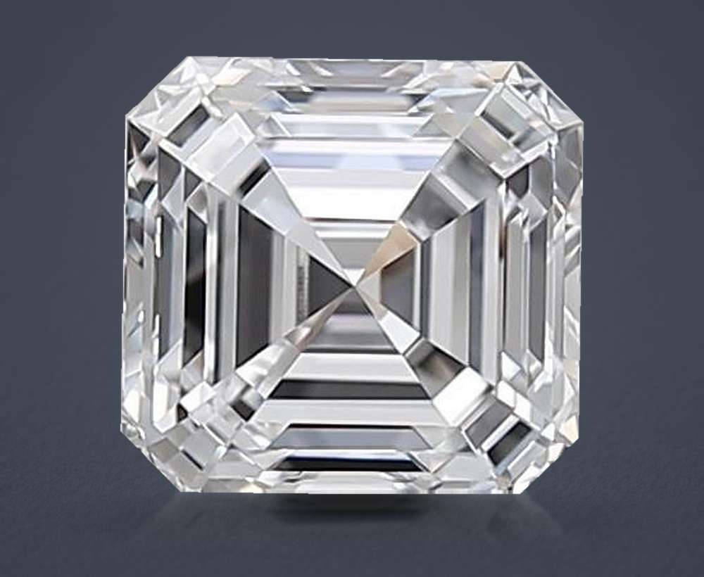 1.51ct D VS1 Rare Carat Ideal Cut Asscher Lab Grown Diamond
