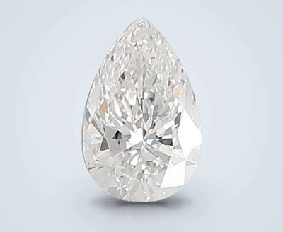 1.09ct E IF Rare Carat Ideal Cut Pear Lab Grown Diamond