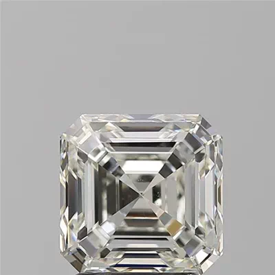 2.21ct J VS2 Rare Carat Ideal Cut Asscher Diamond