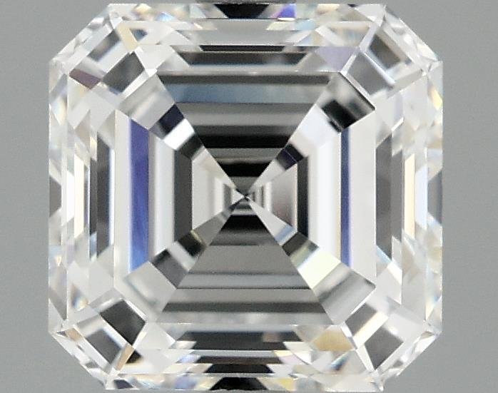 2.85ct E VVS2 Rare Carat Ideal Cut Asscher Lab Grown Diamond