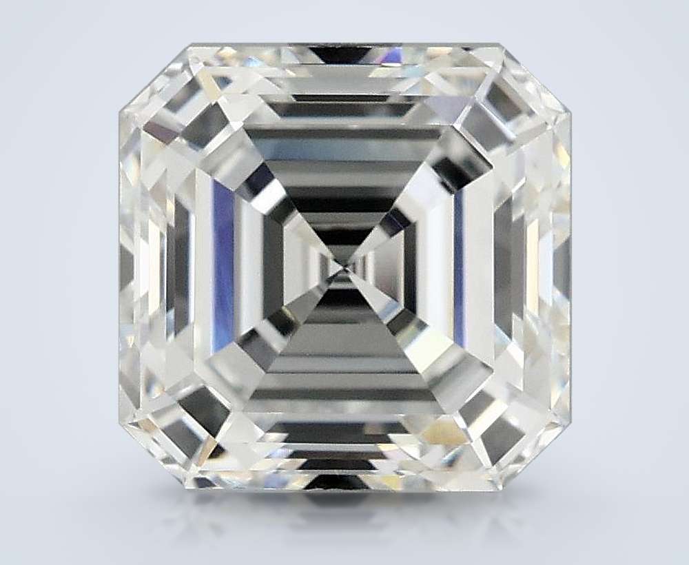 2.85ct E VVS2 Rare Carat Ideal Cut Asscher Lab Grown Diamond