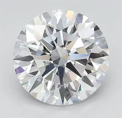 3.37ct D IF Rare Carat Ideal Cut Round Lab Grown Diamond