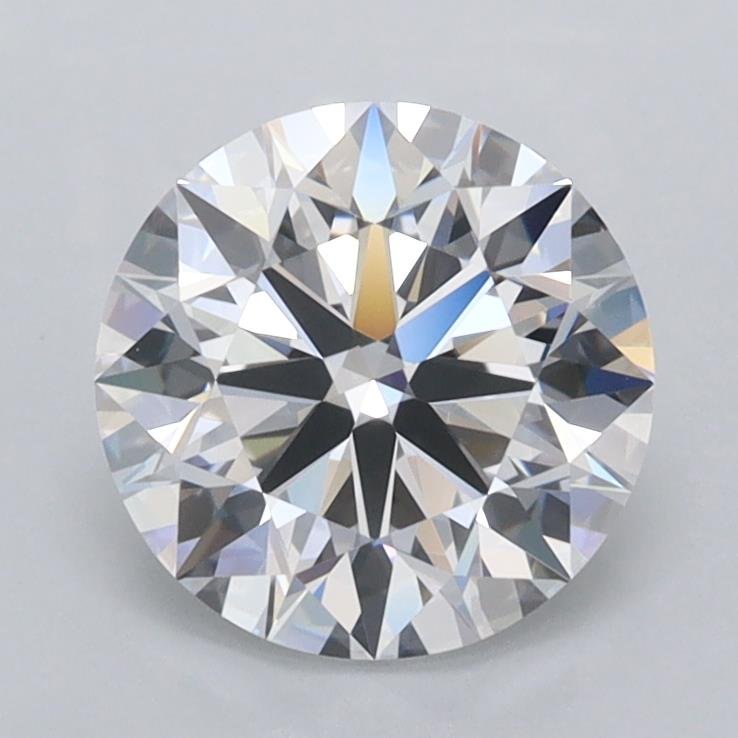 1.62ct E FL Rare Carat Ideal Cut Round Lab Grown Diamond