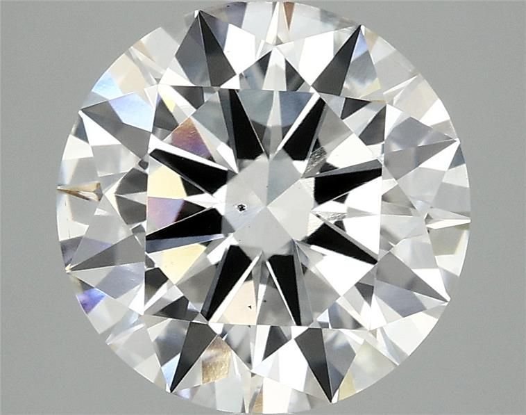 3.78ct F SI1 Excellent Cut Round Lab Grown Diamond