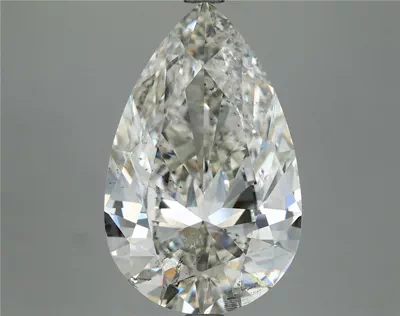 5.02ct K SI2 Rare Carat Ideal Cut Pear Diamond