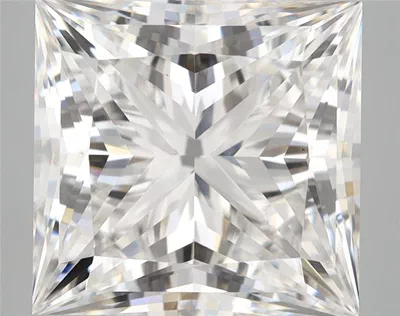 7.01ct F VS1 Rare Carat Ideal Cut Princess Lab Grown Diamond