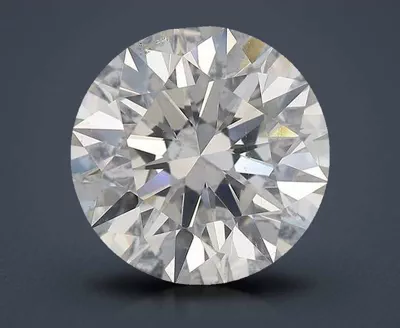 5.41ct I SI1 Rare Carat Ideal Cut Round Diamond