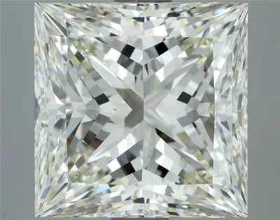 5.26ct K VVS2 Rare Carat Ideal Cut Princess Diamond