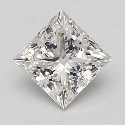 1.06ct E VVS2 Rare Carat Ideal Cut Princess Lab Grown Diamond
