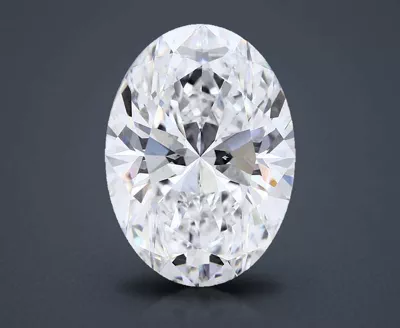 17.05ct E VVS2 Rare Carat Ideal Cut Oval Lab Grown Diamond