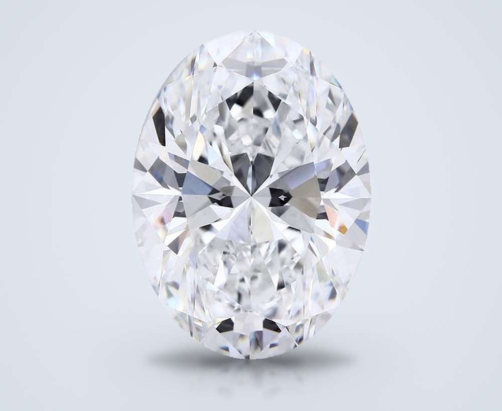 17.05ct E VVS2 Rare Carat Ideal Cut Oval Lab Grown Diamond