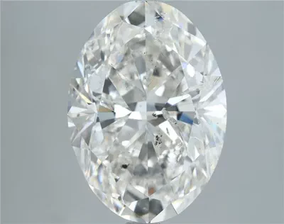 5.01ct H SI2 Rare Carat Ideal Cut Oval Diamond
