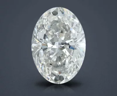 5.01ct H SI2 Rare Carat Ideal Cut Oval Diamond