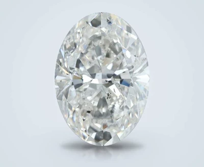 5.01ct H SI2 Rare Carat Ideal Cut Oval Diamond