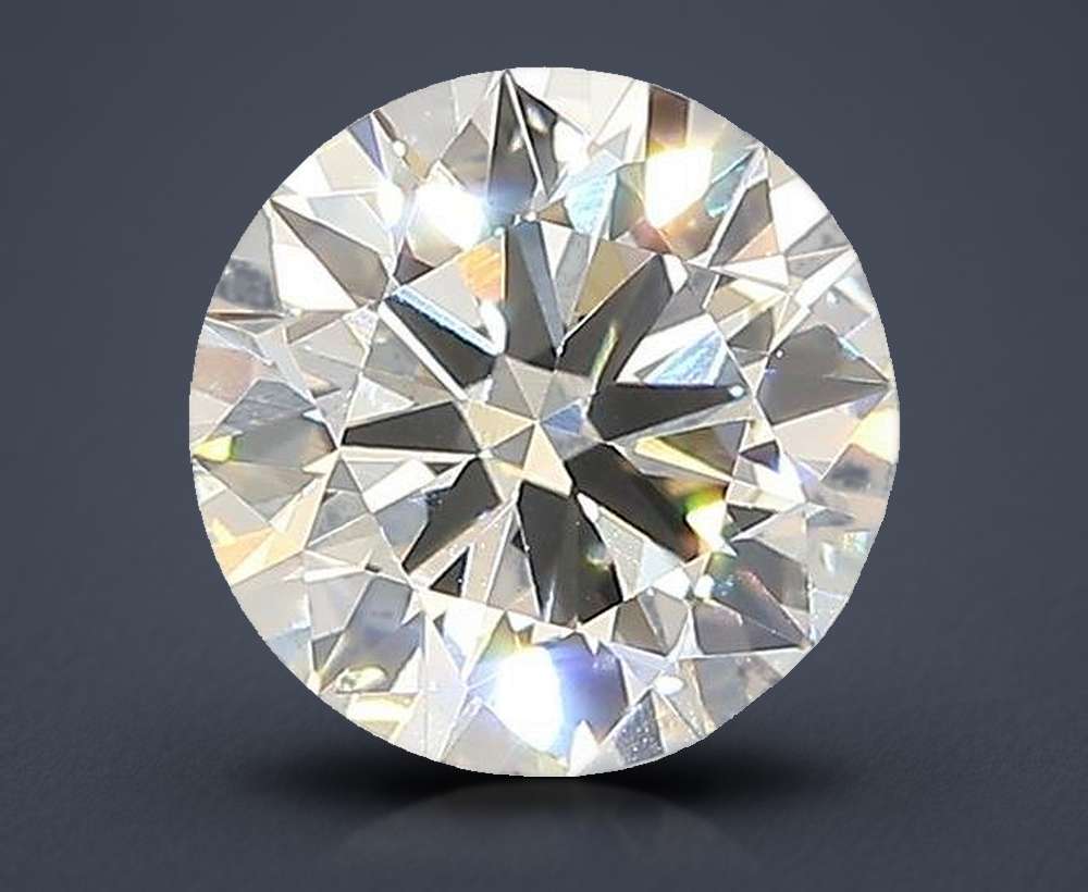 1.54ct I VVS2 Rare Carat Ideal Cut Round Lab Grown Diamond
