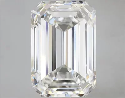 16.65ct F VVS2 Rare Carat Ideal Cut Emerald Lab Grown Diamond