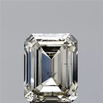 3.01ct K SI1 Very Good Cut Emerald Lab Grown Diamond
