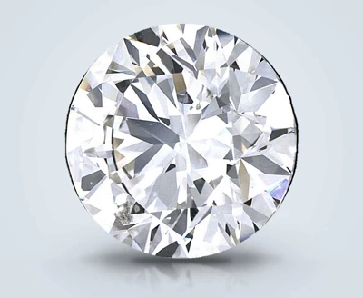 5.01ct J SI2 Rare Carat Ideal Cut Round Diamond