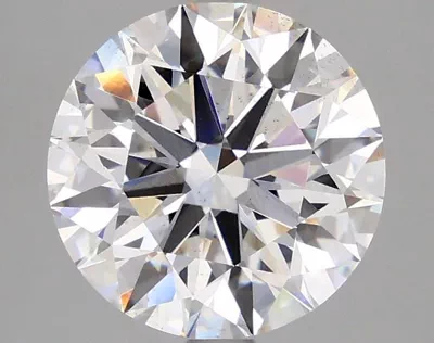 3.61ct F SI1 Rare Carat Ideal Cut Round Lab Grown Diamond