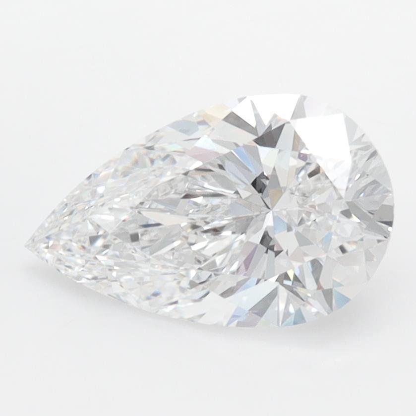 1.29ct D VVS1 Rare Carat Ideal Cut Pear Lab Grown Diamond