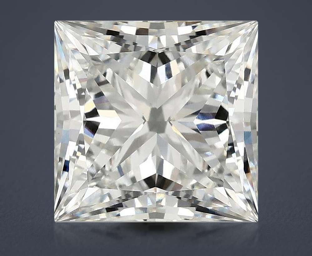 5.06ct G VS1 Rare Carat Ideal Cut Princess Lab Grown Diamond