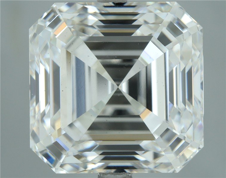 10.08ct F VS2 Rare Carat Ideal Cut Asscher Lab Grown Diamond