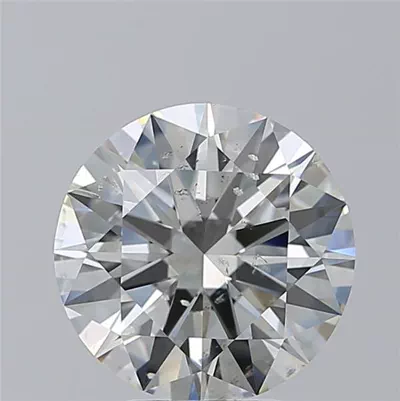 4.02ct I SI2 Rare Carat Ideal Cut Round Diamond