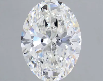 10.07ct F VS2 Rare Carat Ideal Cut Oval Lab Grown Diamond