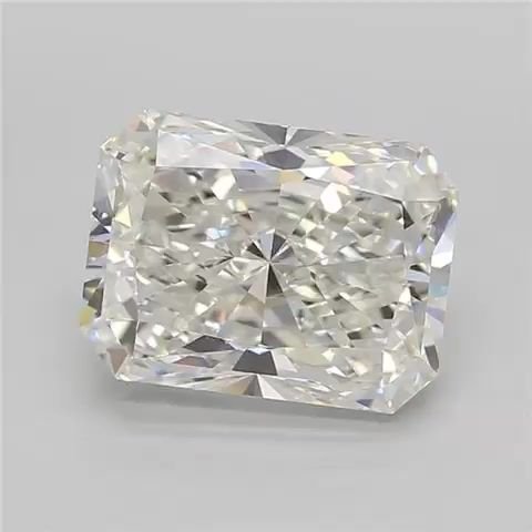 4.01ct H SI1 Rare Carat Ideal Cut Radiant Diamond