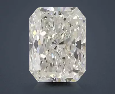 4.01ct H SI1 Rare Carat Ideal Cut Radiant Diamond