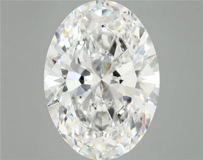 10.18ct F VVS2 Rare Carat Ideal Cut Oval Lab Grown Diamond