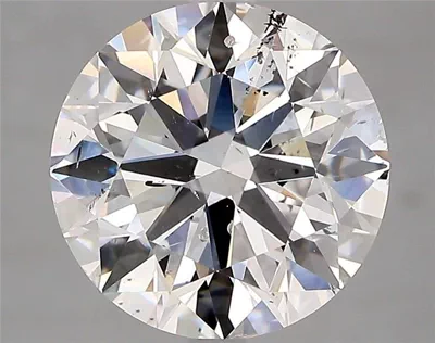 4.00ct D SI2 Rare Carat Ideal Cut Round Diamond