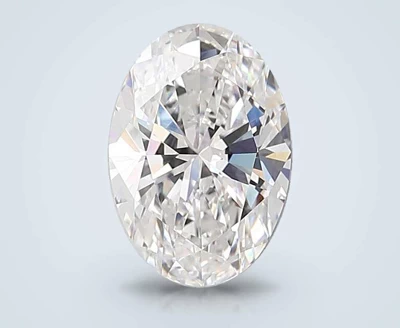 4.24ct E VS1 Rare Carat Ideal Cut Oval Lab Grown Diamond