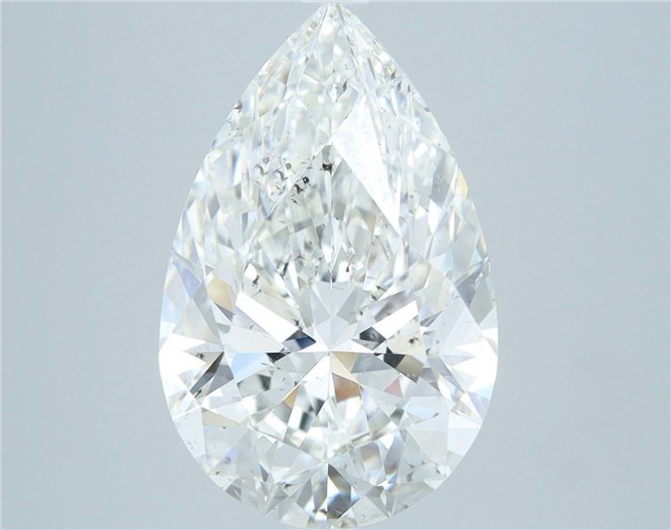 5.07ct I SI2 Rare Carat Ideal Cut Pear Diamond