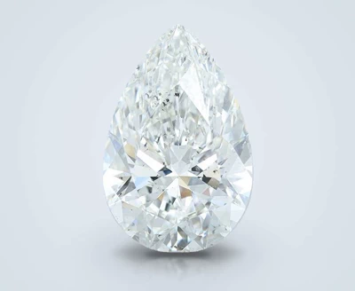 5.07ct I SI2 Rare Carat Ideal Cut Pear Diamond