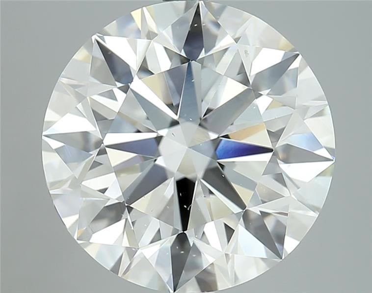 6.00ct I SI1 Rare Carat Ideal Cut Round Diamond