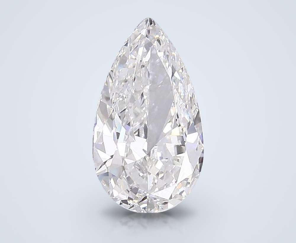 2.02ct F VS1 Rare Carat Ideal Cut Pear Lab Grown Diamond