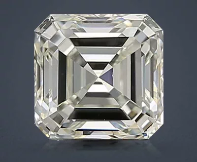 1.01ct J VS1 Rare Carat Ideal Cut Asscher Diamond