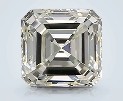1.01ct J VS1 Rare Carat Ideal Cut Asscher Diamond