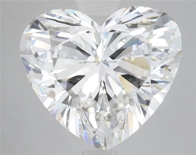5.27ct H VS1 Rare Carat Ideal Cut Heart Lab Grown Diamond