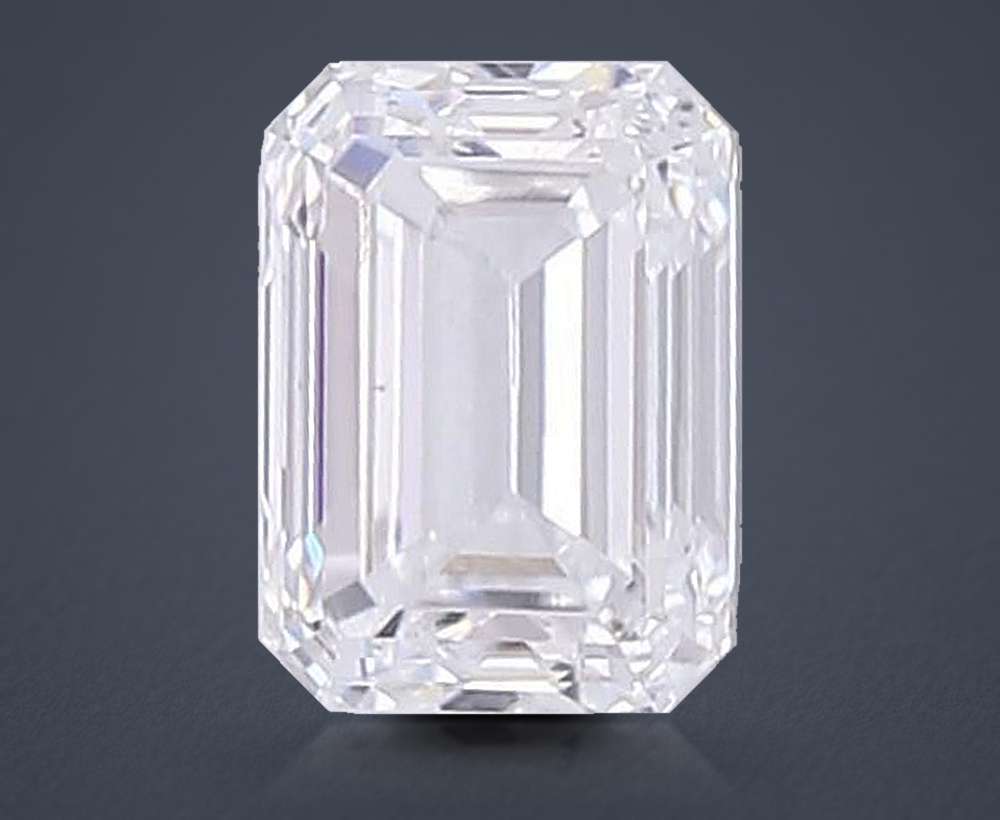 1.11ct E VS2 Rare Carat Ideal Cut Emerald Lab Grown Diamond